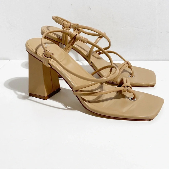 Marc Fisher Shoes - MARC FISHER Giada Sandal in Light Natural 
size 9.5
